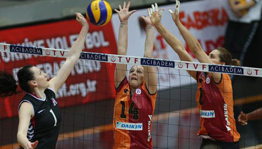 G.Saray, Beşiktaşa set vermedi