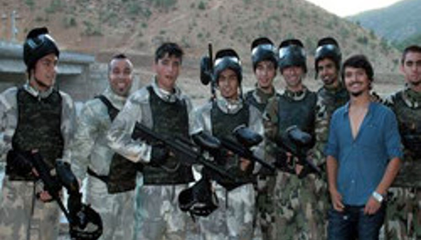 Çatışma bitti paintball parkuru kuruldu Çatışma bitti paintball parkuru kuruldu