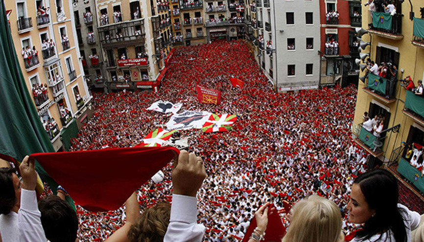 En kırmızı festival: San Fermin