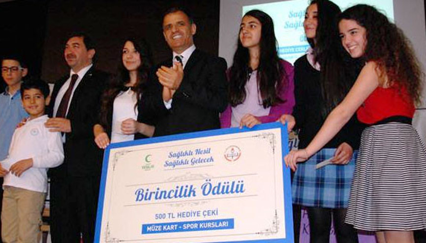 Öğrencilere ‘sağlıklı nesil’ ödülü