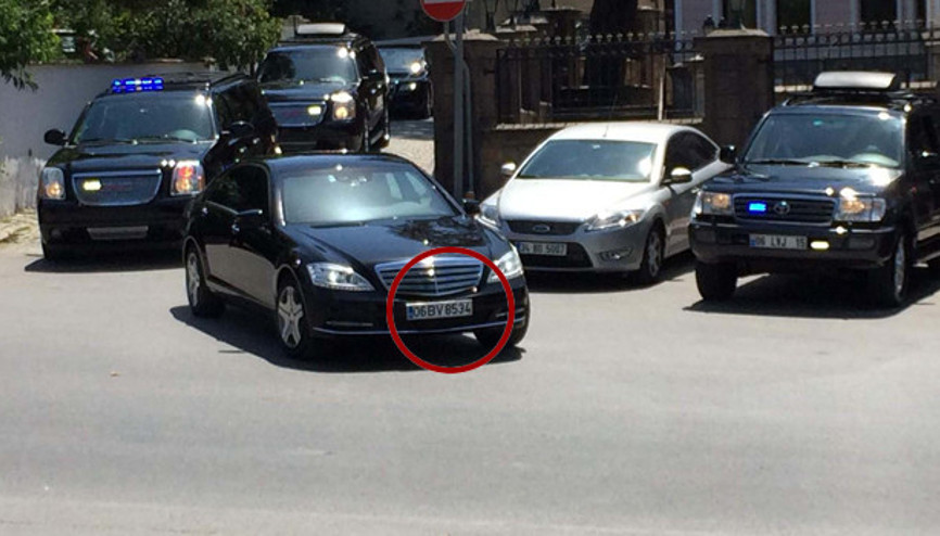 Oran: Erdoğan sahte plakalı otomobil kullanıyor
