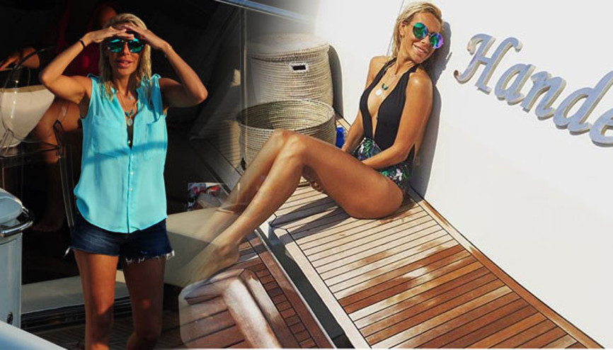 Hande Acara annesi tekne hediye etti