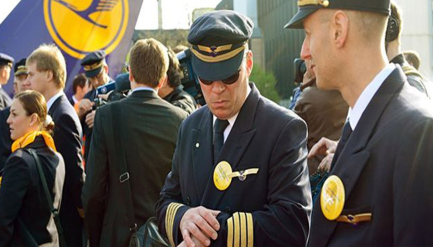 Lufthansa pilotlarına üniforma yasağı