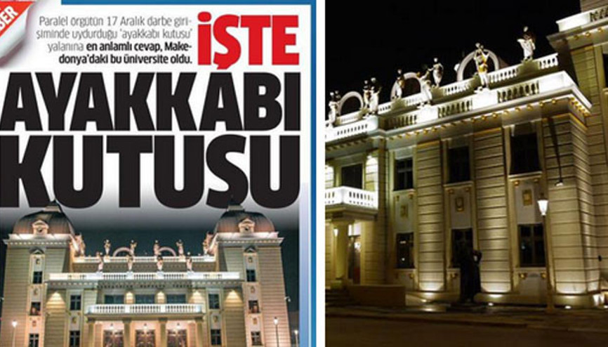 Üniversite binası denen fotoğraf tiyatro binasına ait çıktı