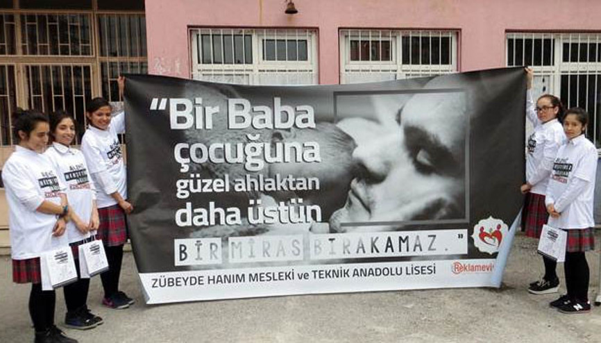 Liselilerden küfür ve argo sözlere karşı proje