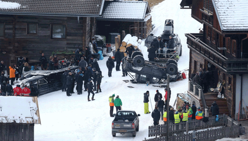 Daniel Craig, Bond serisinin son filminin çekimleri sırasında dizini incitti