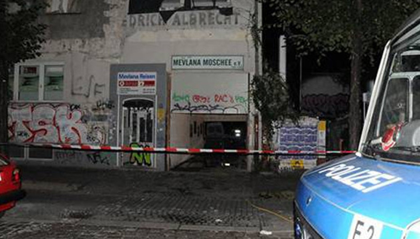 Berlin Mevlana camiindeki yangın