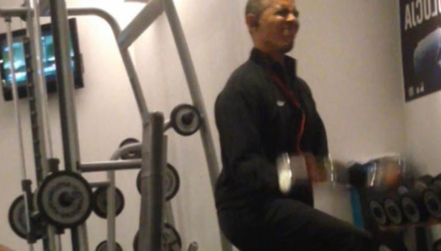 Obamanın fitness performansı