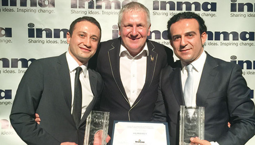 Hürriyet Dünyası’na  INMA’dan 6 ödül