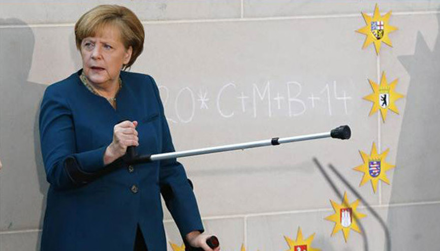 Kuzudan kalçasını çatlatan Merkele Gezi göndermesi