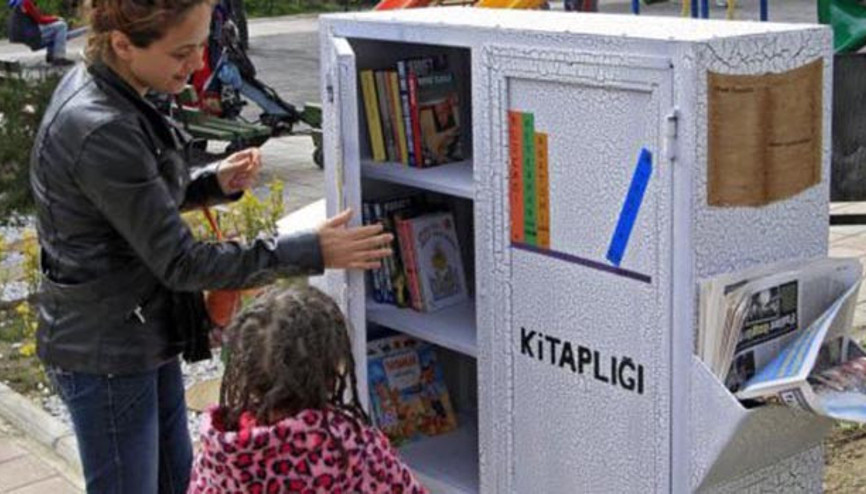 Parklara kitaplık