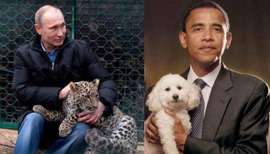 Putin leopar, Obama finoyla...