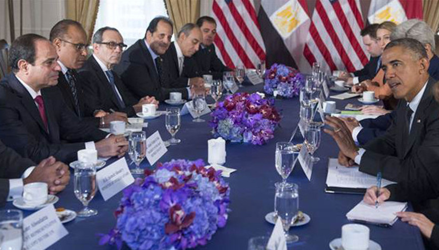 Obama New Yorkta Mısır Cumhurbaşkanı Sisi ile görüştü