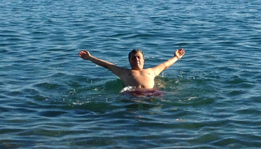 Mustafa Balbay Antalyada tatile çıktı