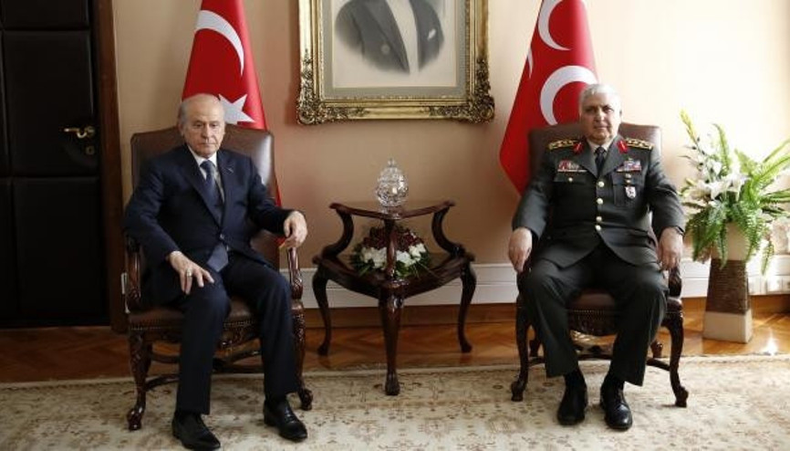 Özel-Bahçeli görüşmesi 45 dakika sürdü