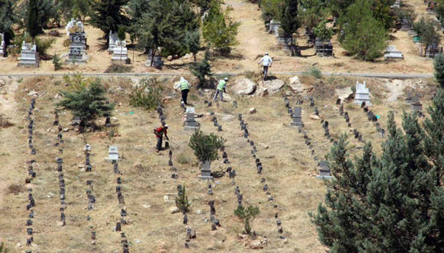 Suruç bombacısı Kimsesizler Mezarlığı’na defnedildi
