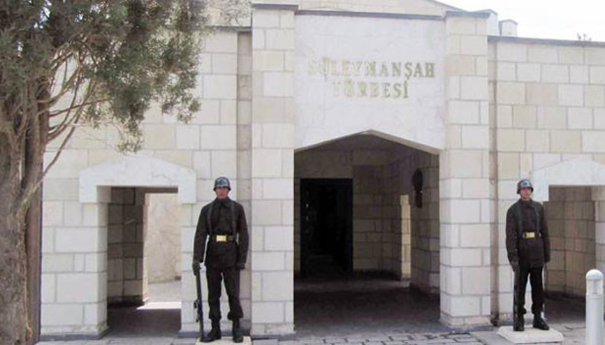 Süleymanşah türbesi imha edildi