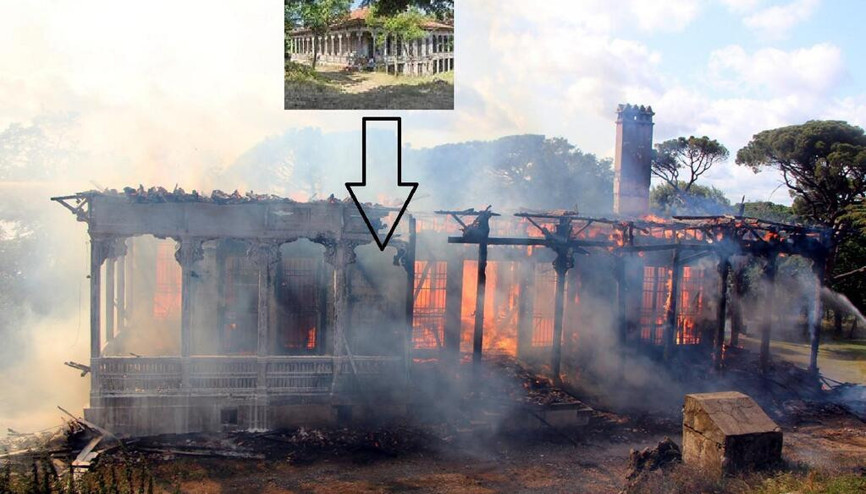 Hüseyin Avni Paşa Köşkü kullanılamaz hale geldi