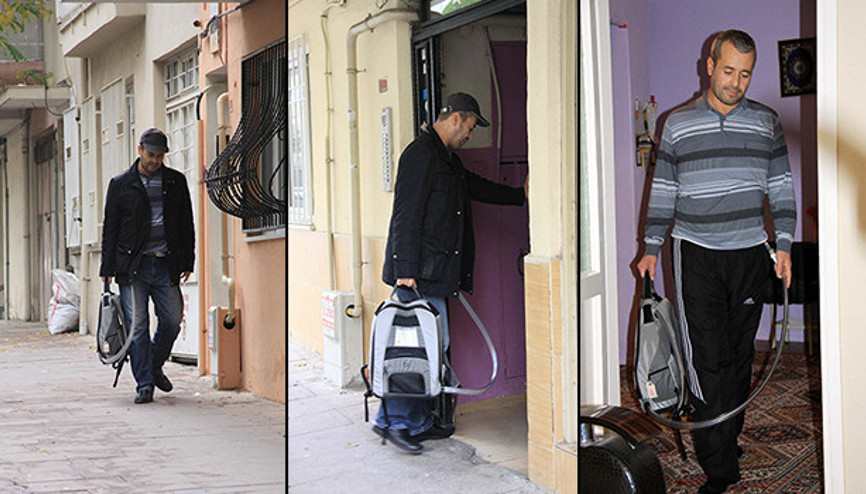 Onun kalbi sırt çantasında... Onun kalbi sırt çantasında...