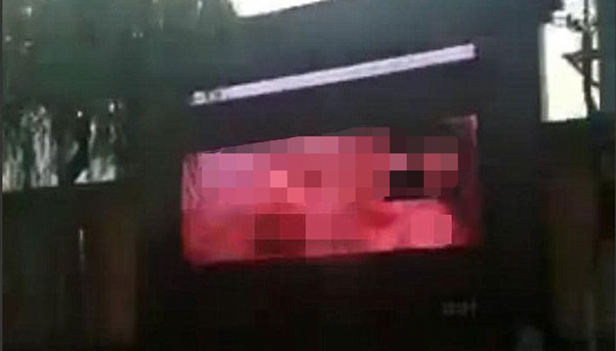Çinlileri şoke eden porno yayını