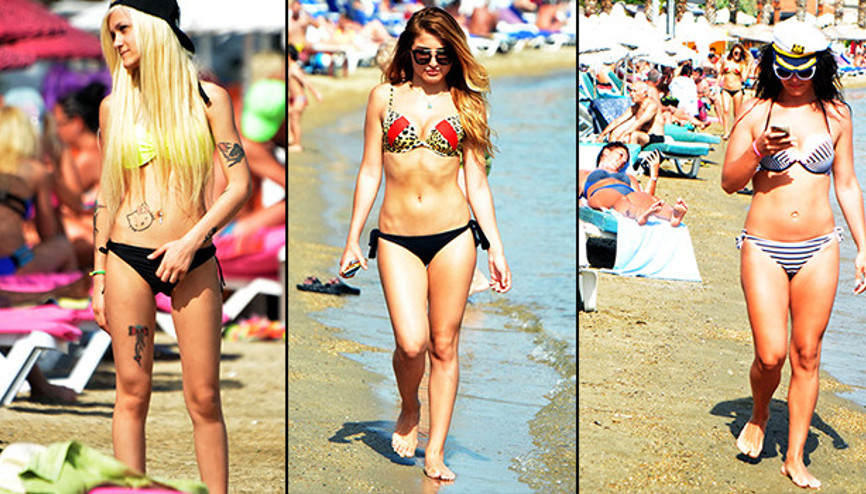 Bodrumda plajlar şenlendi