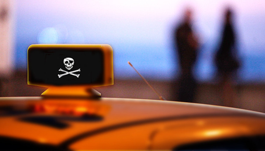 6 bin lira kazanan korsan taksici