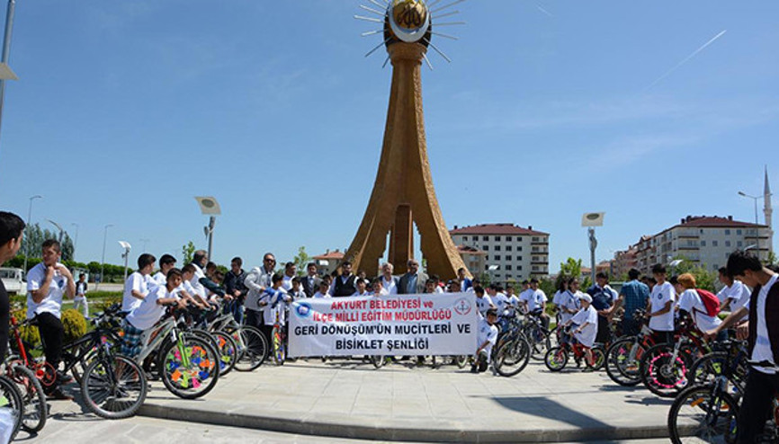 Pedallara çevre için basıldı