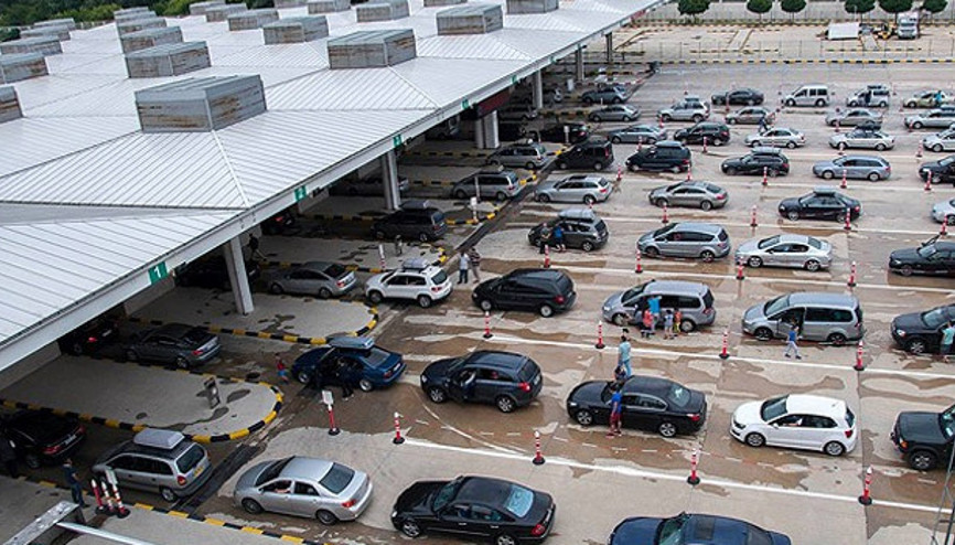 Kapıkuleden rekor araç girişi