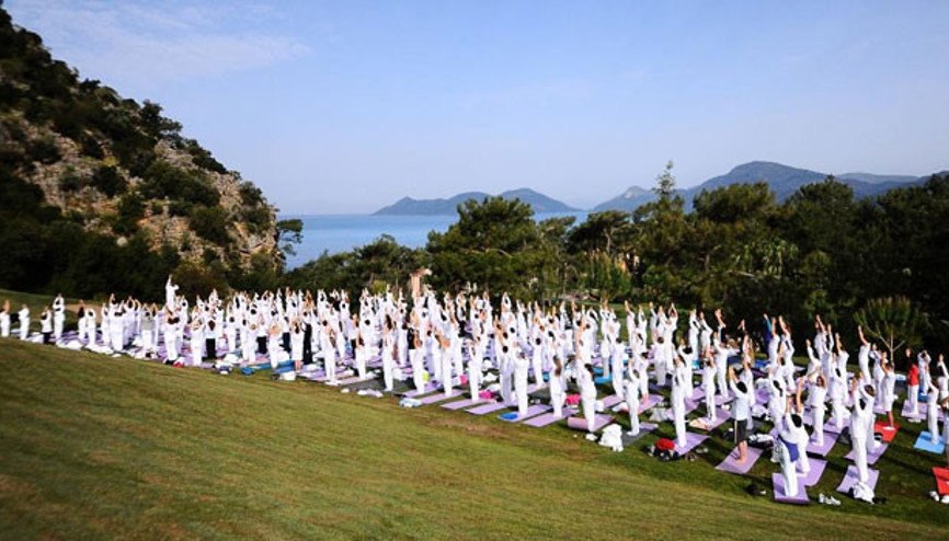 Daday Yaylasında yoga festivali