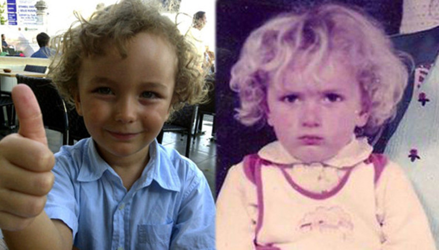 Minik Kartal Aybars, babasına çekmiş