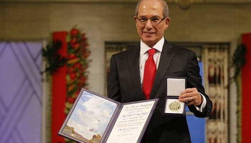 Ahmet Üzümcü OPCW adına Nobel Barış Ödülünü aldı