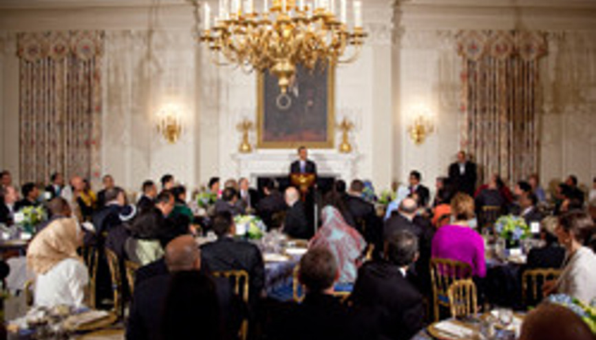 Obama, Beyaz Sarayda iftar verdi