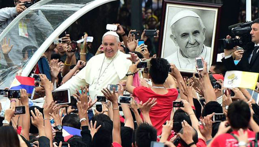 Manilada 6 milyon kişi Papa’yı karşıladı Manilada 6 milyon kişi Papa’yı karşıladı