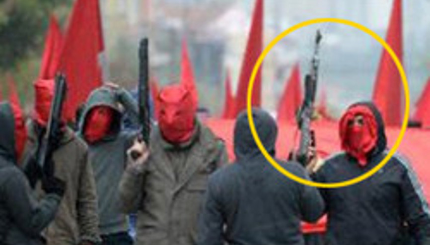 O kalaşnikof ele geçirildi