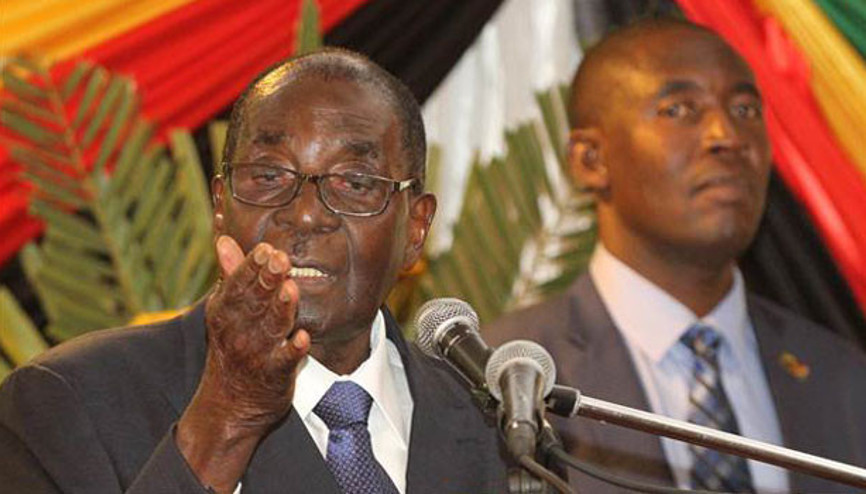 Yanlış metni okuyan Zimbabve liderine istifa çağrısı Yanlış metni okuyan Zimbabve liderine istifa çağrısı