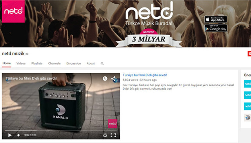 NETDden dünya Youtube izlenme rekoru