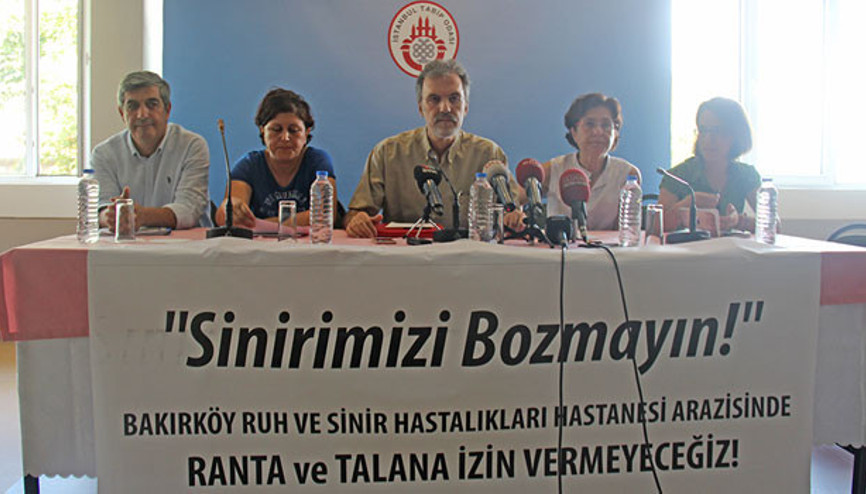 Bakırköy Ruh ve Sinir Hastalıkları Hastanesi için basın toplantısı düzenlendi