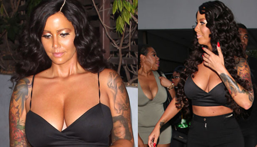 Amber Rose bu görüntüsüyle şaşırttı