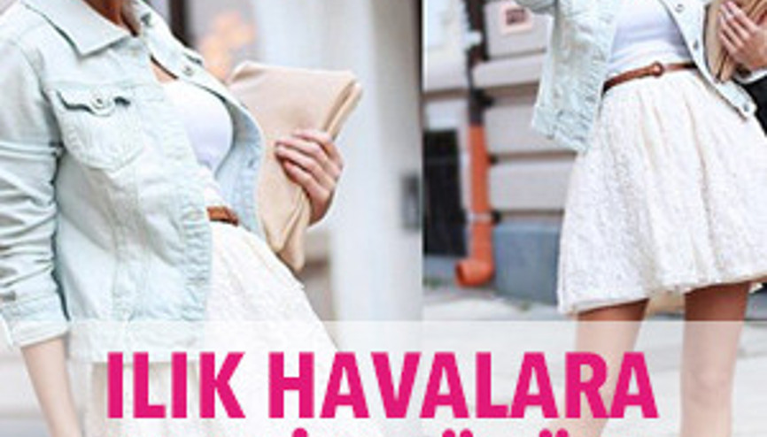 Ilık havalara klasik çözüm: Kot ceket