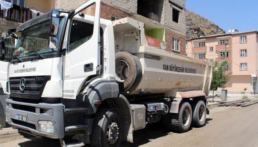 Belediye kamyonunda 100 kilo amonyum nitrat