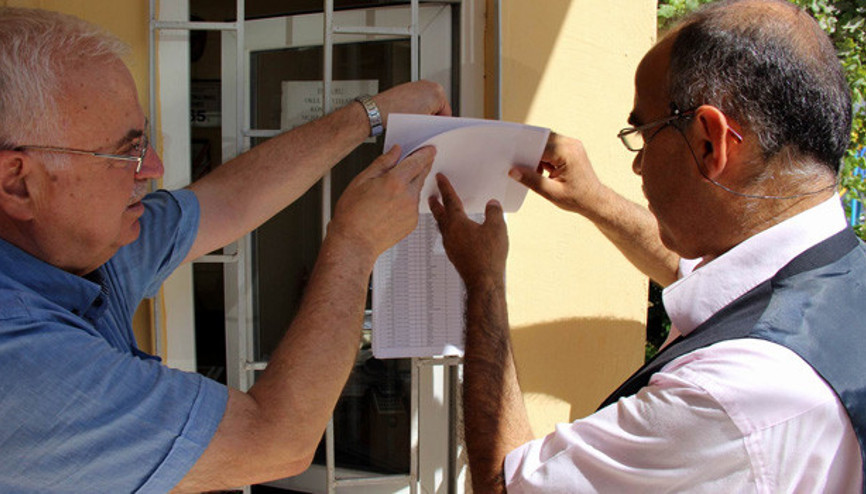 Seçmen listesine yazım için son tarih 10 Eylül