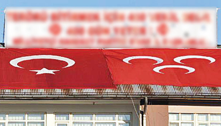 O pankartı indirmeyeceğiz