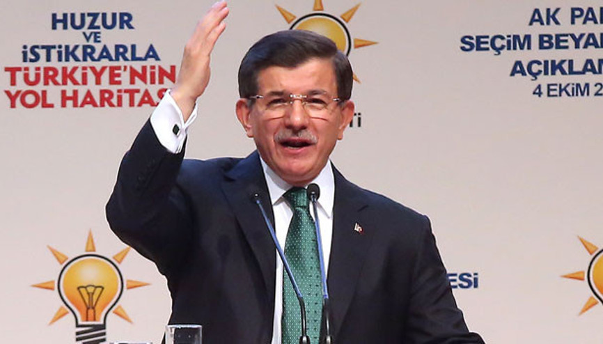 Başbakan Davutoğlu AK Partinin seçim vaatlerini açıkladı Başbakan Davutoğlu AK Partinin seçim vaatlerini açıkladı