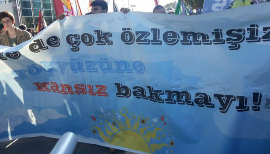 Ankaradaki patlamadan önce bu pankartları açmışlardı