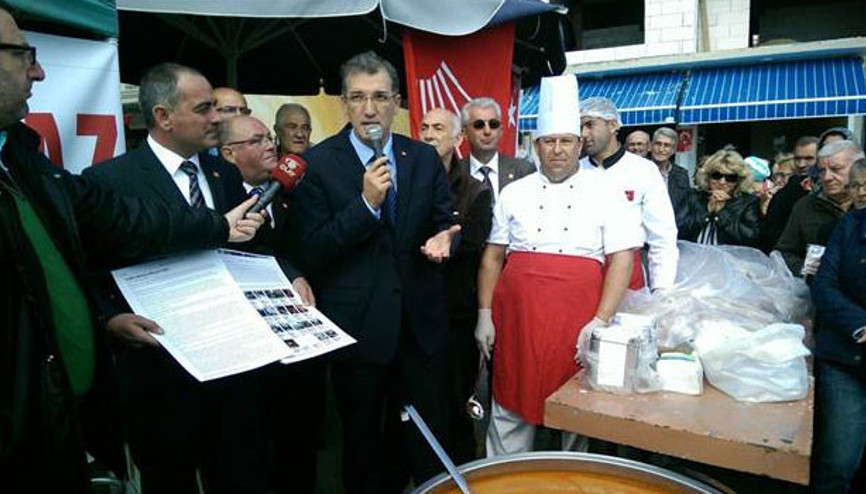 Doğal gaz adı altında 2 kazan kuru fasulye dağıttı