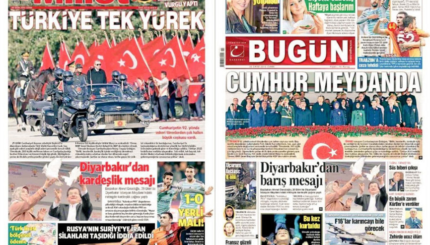 Kayyum atanan Bugün ve Millet gazeteleri bu manşetlerle çıktı