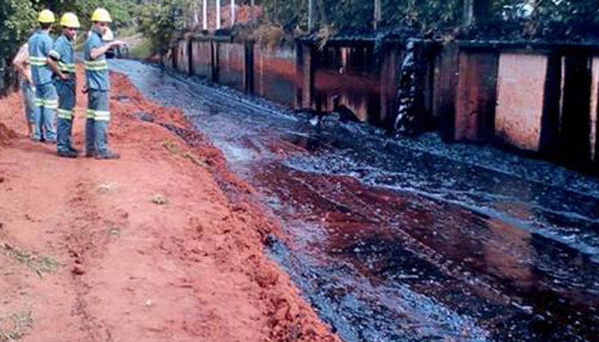 Brezilyada fabrikada yangın çıktı 30 bin şeker karamel oldu aktı