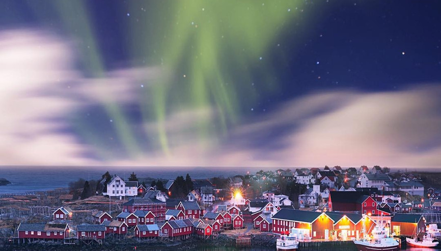 Laponyada kuzey ışıklarını gördüm