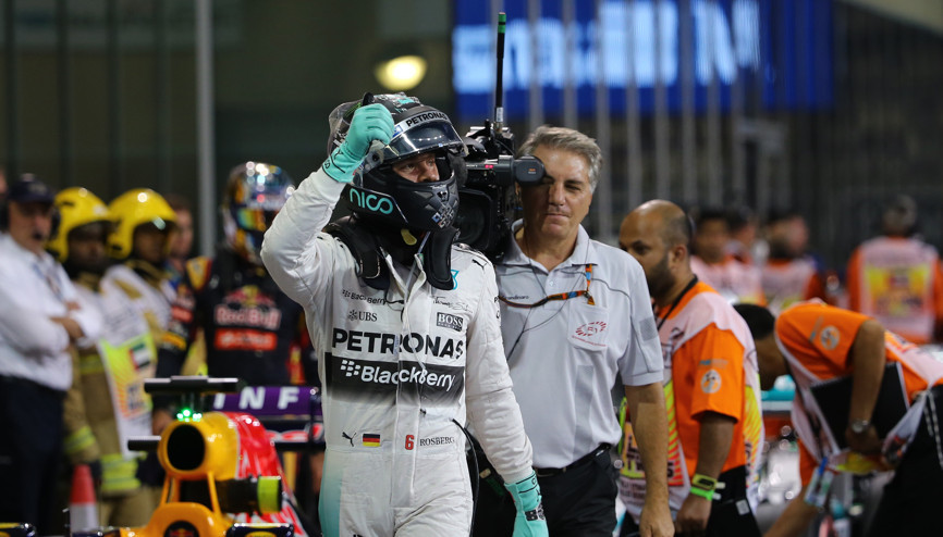 Abu Dabide ilk cep Rosbergin