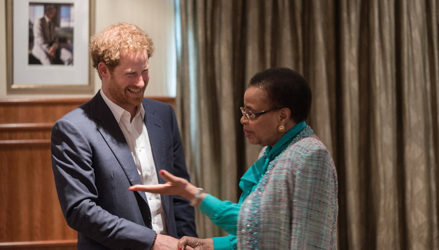 Prens Harry Güney Afrikada